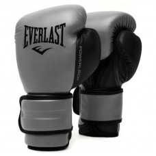 Тренувальні рукавички EVERLAST Powerlock-2 Hook & Loop Training Gloves (з синтетичної шкіри) сірий