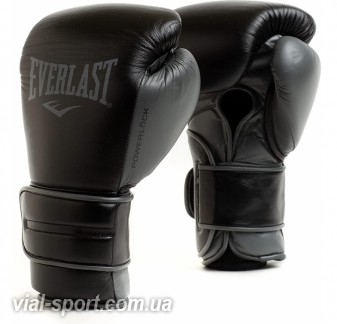 Тренувальні рукавички EVERLAST Powerlock-2 Pro Training Gloves чорний/сірий