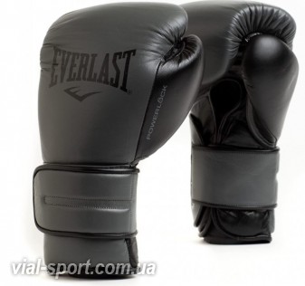 Тренувальні рукавички EVERLAST Powerlock-2 Pro Training Gloves сірий/чорний