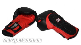 Тренувальні рукавички RING TO CAGE Premium Thai-Style Training Gloves RC08B Червоний / Чорний