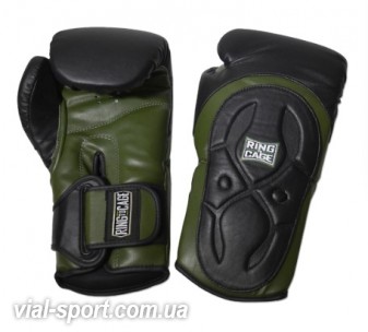 Тренувальні рукавички ring TO CAGE Premium Thai-Style Training Gloves RC08B морський зелений / чорний