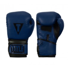 Тренувальні рукавички TITLE Boxing Dauntless Training Gloves синій/чорний