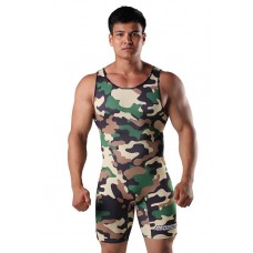 Трико BERSERK wrestling camo green