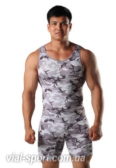 Трико Berserk Wrestling camo grey