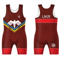 Трико UWW Ukr orel red червоне