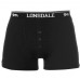 Труси Lonsdale 2 pack boxers Mens black / blue (Ціна за пару)