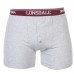 Труси Lonsdale 2 pack boxers mens red / grey (Ціна за пару)