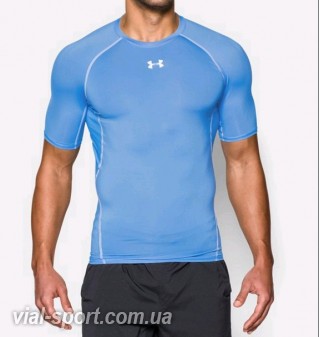 Компресійна футболка Under Armour HEATGEAR® ARMOUR (Carolina Blue) 1257468-