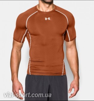 Компресійна футболка Under Armour HEATGEAR ARMOUR (ORANGE)