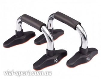 Упори для віджимання метал набір 2 шт. LiveUp CHROME PUSH UP BAR LS3162