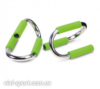 Упори для віджимання метал набір 2 шт. LiveUp PUSH UP BAR LS3164F