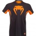 Футболка Venum Hurricane X Fit T-shirt-Black / Neo Orange