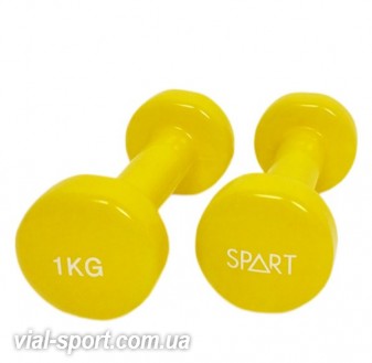 Вінілові гантелі Spart Vinyl Dumbbell 1 kg