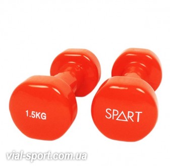 Вінілові гантелі Spart Vinyl Dumbbell 1,5 kg