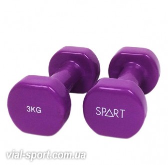 Вінілові гантелі Spart Vinyl Dumbbell 3 kg