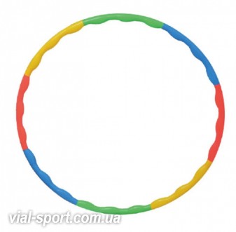 Хула-хуп твердий розбірний LiveUp HULA-HOOP LS3326