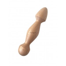 Дерев'яна фігурна паличка для масажу та тренувань Бук 155 мм