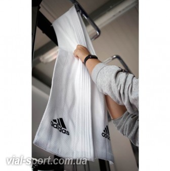 Захоплення для тренувань дзюдо "відворот кімоно" біле Adidas ADIACC071