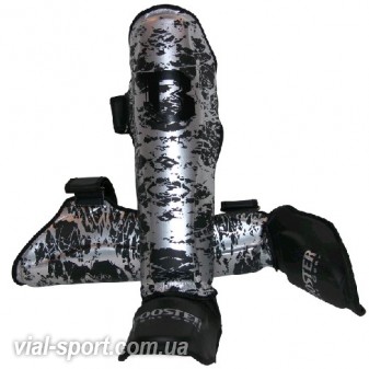 Захист гомілки Booster Thai shin guards V3 silver foi