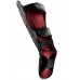 Захист гомілки Hayabusa T3 Striking Shinguards Black Red