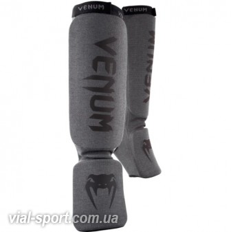 Захист гомілки і голеностопа Venum Kontact Shinguards Grey