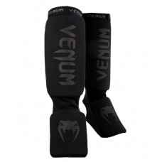 Захист гомілки і голеностопа Venum Kontact Shinguards-Matte Black