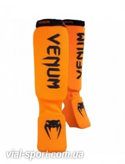 Захист гомілки і голеностопа Venum Kontact Shinguards Orange