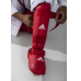 Захист гомілки і стопи Adidas WKF (червоний, 661.35)