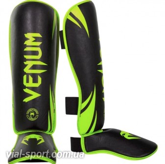 Захист гомілки Venum challenger standup shinguards black / yellow