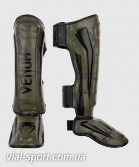 Захист гомілки Venum Elite Shinguards Khaki Camo