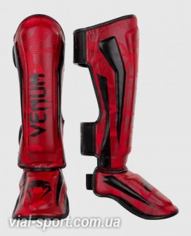 Захист гомілки Venum Elite Shinguards Red Camo