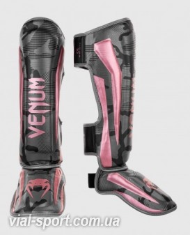 Захист гомілки Venum Elite Standup Shinguards Black Pink Gold