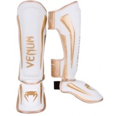 Захист гомілки Venum Elite Standup Shinguards White Gold