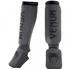 Захист гомілки Venum kontact shin and instep guards grey