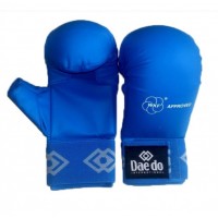 Захист Кисті для карате з пальцем (DAEDO) APPROVED WKF KPRO 2011 синій