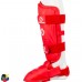 Захист ніг Budo Nord WKF Shin Pad Fot Protector Logo red