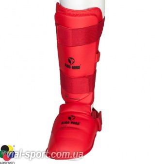 Захист ніг Budo Nord WKF Shin Pad fot Protector red