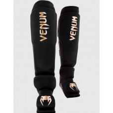 Захист ніг Venum Kontact Evo Shinguards Black Gold