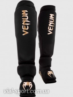 Захист ніг Venum Kontact Evo Shinguards Black Gold