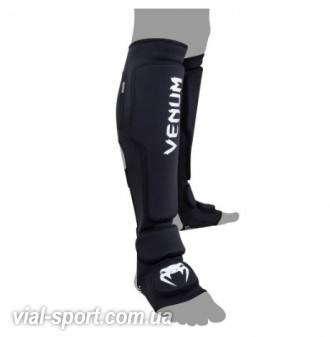 Захист ніг Venum Kontact Evo Shinguards Black