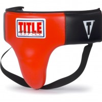 Захист паху Title classic deluxe groin protector plus-red