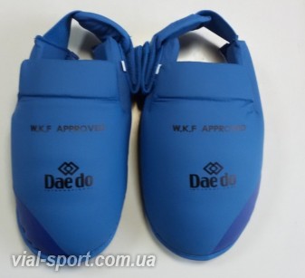 Захист стоп (фути) Daedo для карате KPRO2013 синя