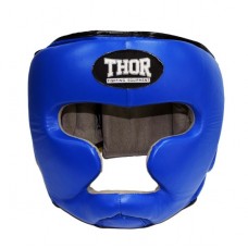 Захисний шолом Боксерський класичний THOR 705 (Leather) BLUE