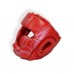 Захисний шолом Боксерський THOR 727 (Leather) COBRA Red із захистом підборіддя
