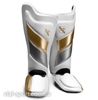 Захист гомілки Hayabusa T3 Striking Shinguards White Gold