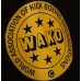 Захист гомілки та стопи з ліцензією Wako Semi Contact ADIKBSI300 чорний/золотий