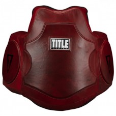 Захисний жилет Title Boxing Red Leather Body Protector