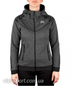 Толстовка жіноча Venum Laser Hoody Dark Heather Grey