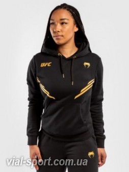 Толстовка жіноча Venum UFC fight night replica black gold