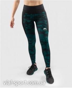 Жіночі легінси Venum Defender Leggings Black Green